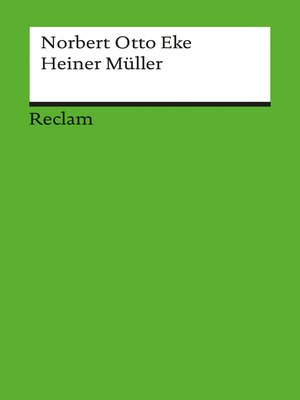 cover image of Heiner Müller
